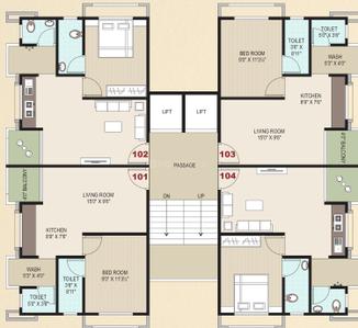 Project Image of 373.83 - 465.97 Sq.ft 1 BHK Apartment for buy in Shashidhwar