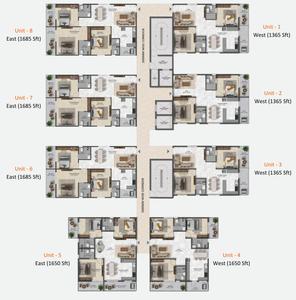 Project Image of 1365.0 - 2030.0 Sq.ft 2 BHK Apartment for buy in Vaishno Sapphire