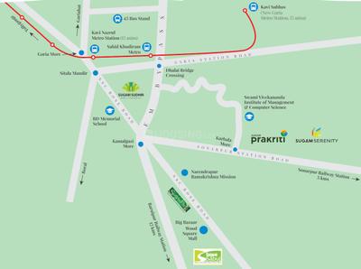 Project Image of 1055 Sq.ft 3 BHK Apartment / Flat for sale in Garia, Sonarpur for Rs. 5200000