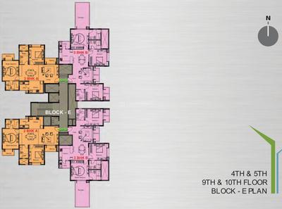 Project Image of 1260.0 - 2385.0 Sq.ft 2 BHK Apartment for buy in DNR Arista Phase 1