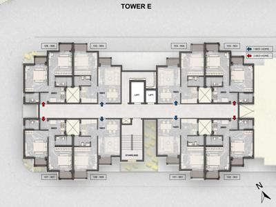 Project Image of 692.0 - 741.0 Sq.ft 1 BHK Apartment for buy in BCD Emprasa