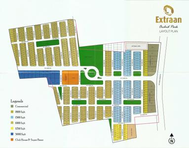 Extraan Orchid Park Site Plan 2