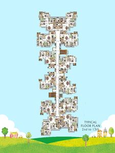 Project Image of 862.0 - 1131.0 Sq.ft 2 BHK Apartment for buy in DD Green Village
