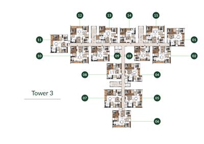 Project Image of 740.0 - 1028.0 Sq.ft 2.5 BHK Apartment for buy in Mana Vista