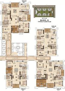Project Image of 2595.0 - 4070.0 Sq.ft 3 BHK Apartment for buy in My Home Bhooja