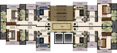 Project Image of 424.0 - 608.0 Sq.ft 1 BHK Apartment for buy in Alamdar Raj Heights