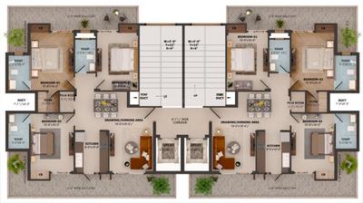 Project Image of 0.0 - 1915.0 Sq.ft 3 BHK Apartment for buy in Stellar Heights