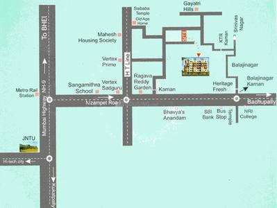 Project Image of 1105.0 - 1560.0 Sq.ft 2 BHK Apartment for buy in Surya Constructions Saketh Castle