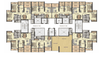 Project Image of 470.0 - 1100.0 Sq.ft 1 BHK Apartment for buy in Swaminarayan City Phase 1A