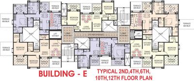 Project Image of 723.0 - 859.0 Sq.ft 2 BHK Apartment for buy in Waghere Manikbaug Orchid Building D E F