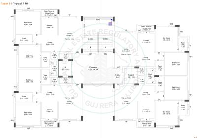 Project Image of 554.99 - 565.11 Sq.ft 2 BHK Apartment for buy in Amrut Nirali Heights