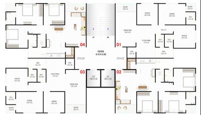 Project Image of 592.88 - 827.53 Sq.ft 2 BHK Apartment for buy in Vincitore Valley
