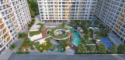 Project Image of 516.34 - 1326.0 Sq.ft 2 BHK Apartment for buy in K Shire Wing A B C D