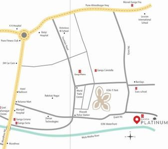 Project Image of 1257.44 - 1706.19 Sq.ft 3.5 BHK Apartment for buy in Goel Ganga Platinum B Building B