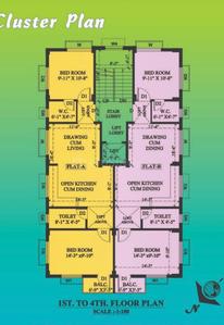 Globtech Matrix Residency Matrix Residency Cluster Plan from 1st to 4th Floor 1
