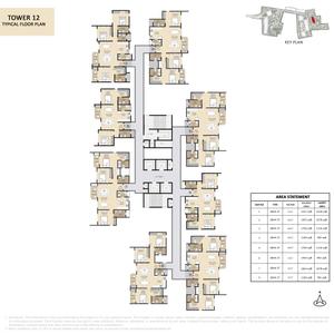 Project Image of 1183.0 - 2556.0 Sq.ft 2 BHK Apartment for buy in Abhee Codename New Dimension