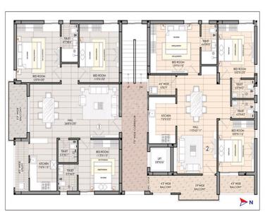 Sreedevi Orchids Sreedevi Orchids Cluster Plan 1