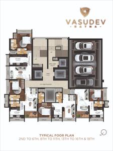 Project Image of 361.13 - 605.36 Sq.ft 1 BHK Apartment for buy in Krisha Vasudev Ratna