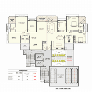 Project Image of 2550 Sq.ft 3 BHK Apartment / Flat for sale in Kalyan West for Rs. 24000000