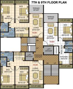 Project Image of 683.0 - 900.0 Sq.ft 1 BHK Apartment for buy in Phoenix Avenue