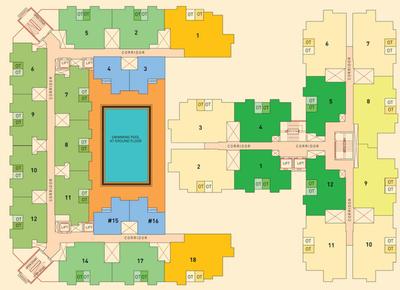 Modis Rashmi Celestia Rashmi Celestia Cluster Plan For Typical Floor Plan 1