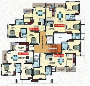 Project Image of 955.0 - 1385.0 Sq.ft 2 BHK Apartment for buy in Jamals Caladium