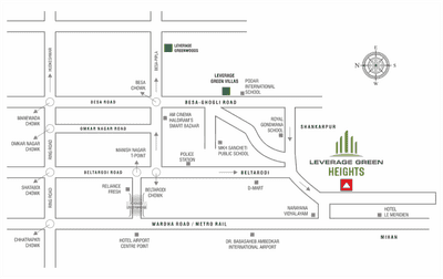 Project Image of 1140.0 - 1550.0 Sq.ft 2 BHK Apartment for buy in Leverage Green Heights
