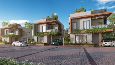 Project Image of 1011.0 - 1161.0 Sq.ft 3 BHK Villa for buy in Aryan E Villas Phase II