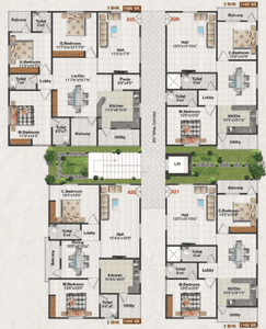 Project Image of 1100.0 - 1790.0 Sq.ft 2 BHK Apartment for buy in AV Info Pride