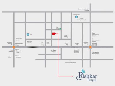 Project Image of 0.0 - 1845.0 Sq.ft 3 BHK Apartment for buy in Pushkar Royal