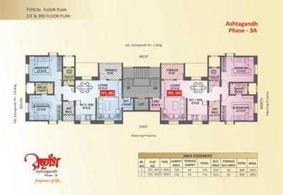 Project Image of 936.0 - 3310.0 Sq.ft 2 BHK Apartment for buy in Sanjeevani Ashtagandh III