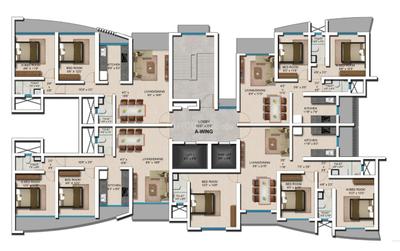 Project Image of 608.0 - 944.0 Sq.ft 2 BHK Apartment for buy in Hirani 24 K Residencies