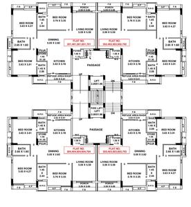 Project Image of 0.0 - 1218.26 Sq.ft 3 BHK Apartment for buy in Shree Ananta One