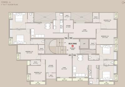 Project Image of 470.28 - 1028.81 Sq.ft 2 BHK Apartment for buy in Dev Dwarika Bhoomi