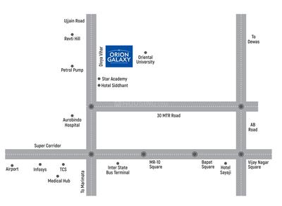 Saakaar Orion Galaxy Location Plan 1