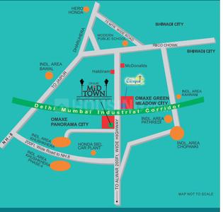 Project Image of 555.0 - 740.0 Sq.ft 1 BHK Apartment for buy in Omaxe Mid Town