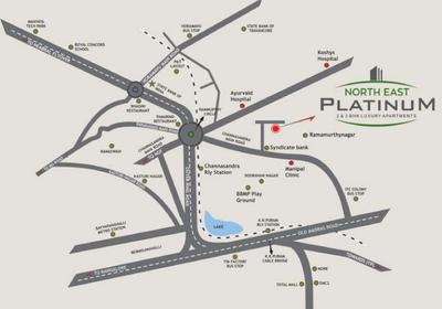 Project Image of 1068.0 - 1438.0 Sq.ft 2 BHK Apartment for buy in North East Platinum
