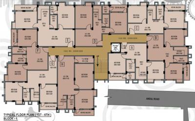 Project Image of 431.0 - 1003.0 Sq.ft 1 BHK Apartment for buy in Shah Sunflower Tower