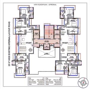 Project Image of 567.0 - 1521.0 Sq.ft 1 BHK Apartment for buy in Harshmaan Crescent Heights
