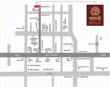 Project Image of 513.87 - 576.3 Sq.ft 2 BHK Apartment for buy in Satyay Sarthi Gold