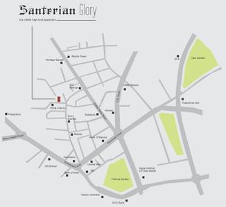 Project Image of 2250.0 - 2745.0 Sq.ft 3 BHK Apartment for buy in Santerian Glory