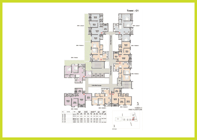 Project Image of 928.0 - 1071.0 Sq.ft 3 BHK Apartment for buy in Kohinoor Famville