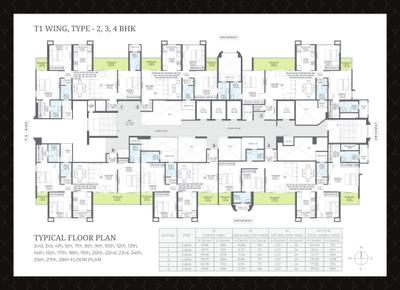 Project Image of 722.26 - 1284.0 Sq.ft 2 BHK Apartment for buy in Pharande L Axis Phase III Cluster B