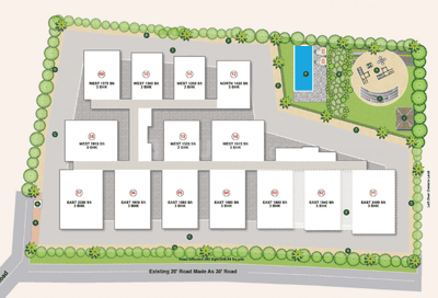 Project Image of 1199.96 - 2465.04 Sq.ft 2 BHK Apartment for buy in Gajaraj Enclave