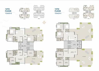 Project Image of 0.0 - 955.0 Sq.ft 3 BHK Apartment for buy in Hari Darshan Sky
