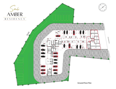 Project Image of 255.64 - 495.0 Sq.ft 1 RK Apartment for buy in Shree Sai Amber Residency