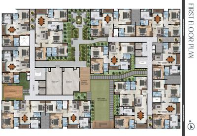Project Image of 1093.0 - 1934.0 Sq.ft 2 BHK Apartment for buy in Navins Mayura Gardens