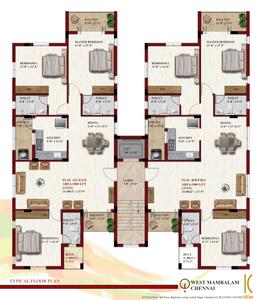 Project Image of 1576.05 - 1586.17 Sq.ft 3 BHK Apartment for buy in KCEE Sreekaram
