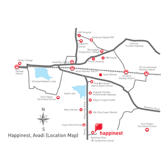 Project Image of 348.1 - 452.62 Sq.ft 1 BHK Apartment for buy in Mahindra Happinest Phase 1