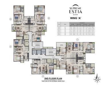 Project Image of 905.0 - 1021.0 Sq.ft 3 BHK Apartment for buy in Supreme Estia Phase I